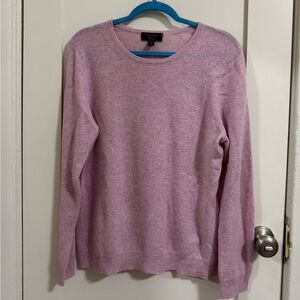 Charter Club Crewneck Sweater in Light Pink